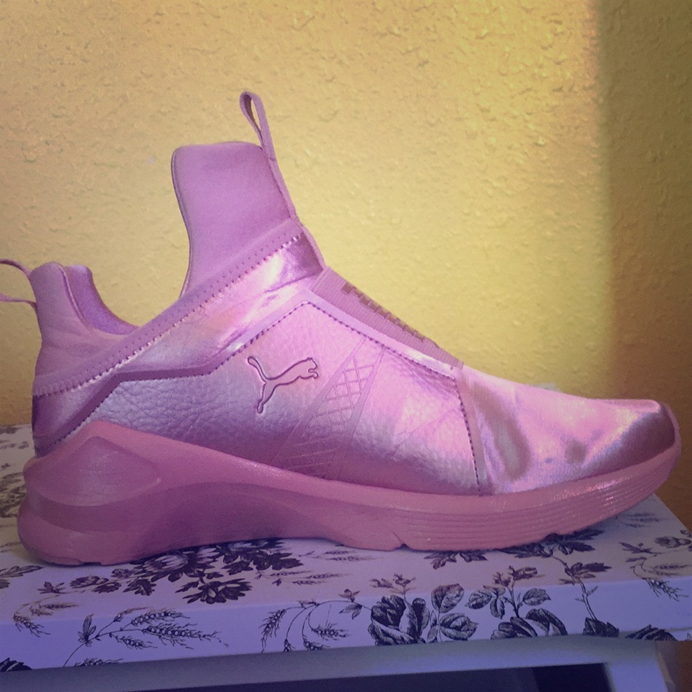 Pink Puma shoes